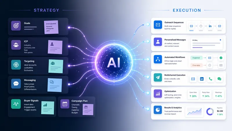From ICP to campaign: how AI connects strategy to execution